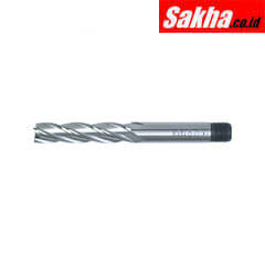 SwissTech SWT1633705A 5 00mm Series 37 HSS-Co 8% 4 Flute Threaded Shank Long Series End Mills - Uncoated