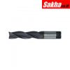 SwissTech SWT1633434A 4 00mm HSS-Co 8% 3 Flute Threaded Shank Long Series Slot Drills - TiCN Coated