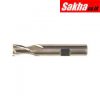 SwissTech SWT1630102A 2 00mm HSS-Co 8% 2 Flute Weldon Shank Short Series Slot Drills - Uncoated