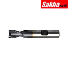 SwissTech SWT1630132L 2 5mm HSS-Co 8% 2 Flute Weldon Shank Short Series Slot Drills - TiCN Coated