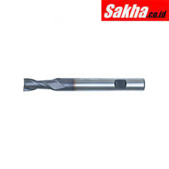 SwissTech SWT1630336A 6 00mm HSS-Co 8% 2 Flute Weldon Shank Long Series Slot Drills - TiCN Coated