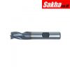 SwissTech SWT1630532A 2 00mm HSS-Co 8% 3 Flute Weldon Shank Short Series Slot Drills - TiCN Coated