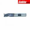 SwissTech SWT1630565A 5 00mm HSS-Co 8% 3 Flute Weldon Shank Short Series Slot Drills - TiALN Coated