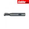 SwissTech SWT1631103A 3 00mm Series 11 HSS-Co 2 Flute Weldon Shank Short Series Ball Nose Slot Drills - Uncoated