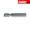 SwissTech SWT1614502A 2 00mm Carbide 2 Flute Plain Shank Short Series Slot Drill - Uncoated