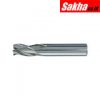 SwissTech SWT1614801L 1 50mm Carbide 3 Flute Plain Shank Short Series Slot Drill - Uncoated