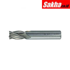 SwissTech SWT1614838A 8 00mm Carbide 3 Flute Plain Shank Short Series Slot Drills - TiCN Coated