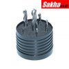 SwissTech SWT1614890A 3FL Carbide Plain Shank Slot Drill Sets 3-10mm (SET-6)