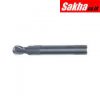 SwissTech SWT1615333A 3 00mm Carbide 2 Flute Plain Shank Ball Nosed Short Series Slot Drills - TiCN Coated