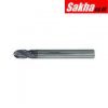 SwissTech SWT1658004A 4 00mm Carbide Plain Shank 4 Flute Ball Nosed End Mills - Q Coat