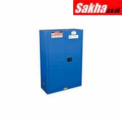 Justrite ChemCor® Hazardous Material Safety Cabinet 45 Gallon, 2 Self-Close Doors, Royal Blue