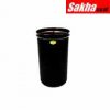 Justrite Cease-Fire® Waste Receptacle Safety Drum Can Only, 4.5 Gallon, Black