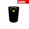 Justrite Cease-Fire® Waste Receptacle Safety Drum Can Only, 6 Gallon, Black