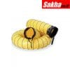 AIR SYSTEMS INTERNATIONAL SVH-6 6 ft. Ventilation Kit with 8 Dia., Yellow