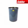 Justrite Cease-Fire® Waste Receptacle Safety Drum Can Only,12 Gallon