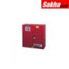 Justrite Sure-Grip® EX Combustibles Safety Cabinet For Paint And Ink 40 Gallon, 2 Self-Close Door, Red