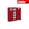 Justrite Sure-Grip® EX Combustibles Safety Cabinet For Paint And Ink 60 Gallon,2 Manual Close Doors