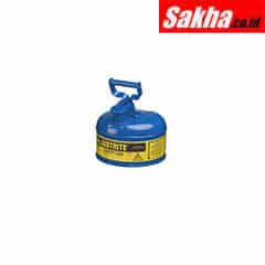 Justrite Type I Steel Safety Can For Kerosene 1 Gallon, Blue