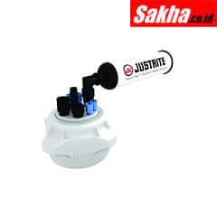 Justrite VaporTrap™ Cap With Filter Kit, 4 Ports 1 8 OD Tubing, 3 Ports 1 4 OD Tubing, 1 Port 1 4 Hose Barb