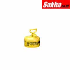 Justrite Type I Steel Safety Can For Diesel 1 Gallon, Yellow