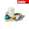 Brady-SPC 123066 Spill Kit, Acid Base Neutralizer, 18 in H x 14 in Dia, 4.5 gal (US)