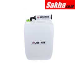 Justrite VaporTrap™ UN DOT Carboy W Filter Kit, 20L HDPE, 70mm Cap, 6 Ports 1 16 OD Tubing