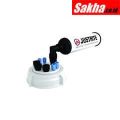Justrite VaporTrap™ UN DOT Cap With Filter Kit, 70mm Cap, 4 Ports 1 8 OD Tubing, 3 Ports 1 4 OD Tubing
