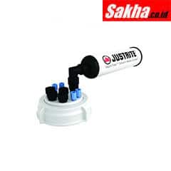 Justrite VaporTrap™ UN DOT Cap With Filter Kit, 70mm Cap, 4 Ports 1 8 OD Tubing, 4 Ports 1 4 OD Tubing
