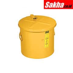 Justrite Dip Tank With HDPE Liner 5 Gallon,Self-Close Cover With Fusible Link