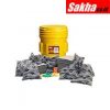 Brady-SPC 120835 Spill Kit ALLWIK Drum, Universal, 34 in H x 31 in Dia, 63 gal (US)