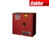 Justrite Sure-Grip® EX Combustibles Safety Cabinet For Paint And Ink 40 Gallon,1 Bi-Fold Self-Close Door