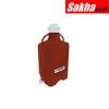 Justrite Carboy, 40 L, High Density Polyethylene (HDPE), Amber, 120mm Cap, With Spigot