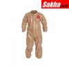 DUPONT C3125TTNXL000600 Collared Disposable Coveralls with Elastic