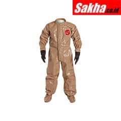 DUPONT C3184TTN4X000600 Collared Chemical Resistant Coveralls