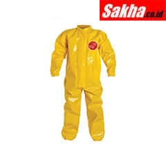 DUPONT BR125TYLMD000200 Collared Chemical Resistant Coveralls