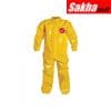 DUPONT BR125TYL5X000200 Coveralls with Elastic Cuff, Tychem® 9000