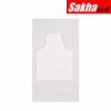 GRAINGER APPROVED AP-KG Disposable Bib Apron, White, 36 Length