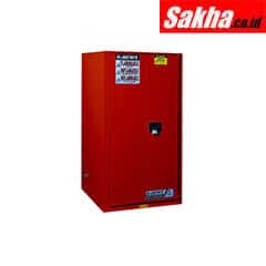 Justrite Sure-Grip® EX Flammable Safety Cabinet 60 Gallon, 2 Self-Close Doors, Red