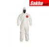 DUPONT SL127BWHLG001200 Coveralls L