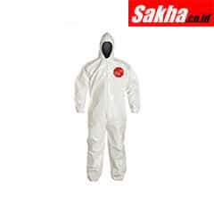 DUPONT SL127BWH2X001200 Coveralls 2XL