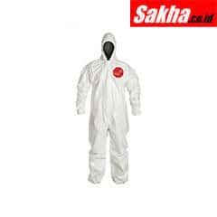 DUPONT SL127TWHLG000600 Coveralls L