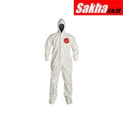 DUPONT SL122TWH3X000600 Coveralls 3XL