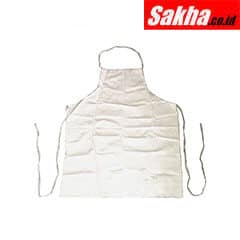CONDOR 30C603 Disposable Sleeve Apron, White, 35-1 2 Length, 27-3 4