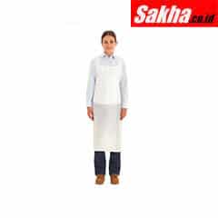 ANSELL 56-210 Disposable Sleeve Apron, White, 46 Length, 27 (1)