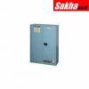 Justrite Sure-Grip® EX Corrosives Acid Steel Safety Cabinet 45 Gallon, 2 Self-Close Doors, Blue