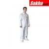 CONDOR 30C569 Collared Disposable Coveralls with Elastic Cuff