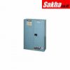 Justrite Sure-Grip® EX Corrosives Acid Steel Safety Cabinet 45 Gallon, 2 Manual Close Doors, Blue