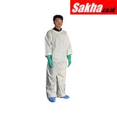 CONDOR 30ZE31 Coveralls with Open Material, White, S