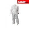 CONDOR 31TU90 Coveralls with Open Cuff, SMS Material, White, 2XL