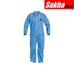 DUPONT PB120SBU5X002500 Collared Disposable Coveralls with Open Cuff